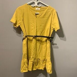 Linen / Cotton Mustard Tunic